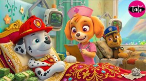 Щенячий патруль и Маршалл. Залипательное видео. Мультфильм для детей и малышей. Анимация 47