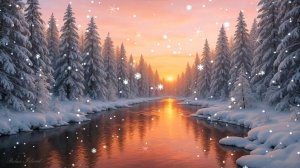 ❄️ ЗИМНЯЯ УСПОКАИВАЮЩАЯ МУЗЫКА ДЛЯ СНА 🎵 РАССЛАБЛЯЮЩАЯ МУЗЫКА ДЛЯ ДУШИ В ЛЕСУ НА ЗАКАТЕ ДНЯ