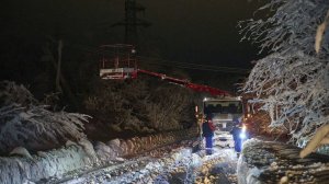 Восстановлено электроснабжение более 80% потребителей: Последствия снегопада на Кубани