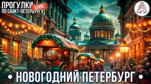 🎄ПРОГУЛКА ПО ЦЕНТРУ САНКТ-ПЕТЕРБУРГА 2026 #LIVE