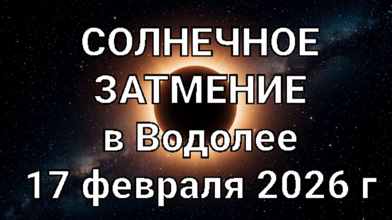Солнечное Затмение в Водолее. Общий астропрогноз смотреть онлайн