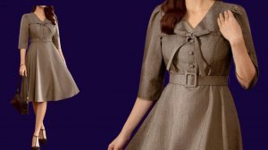 Пошаговое руководство по выкройке модного платья с V-образным вырезом горловины