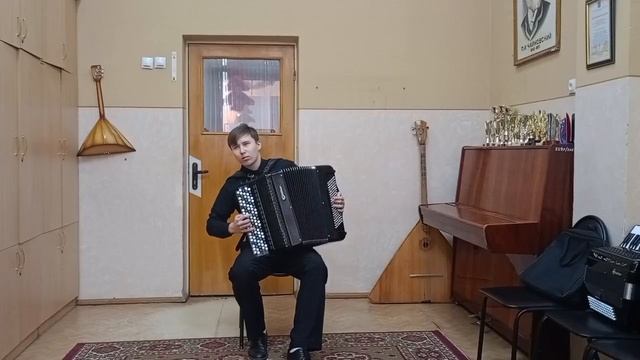 1И.С.Бах Прелюдия и фугаF-duXK 1 том 2В.Гридин Парафраз на тему рус.нар. песниУтушка луговая