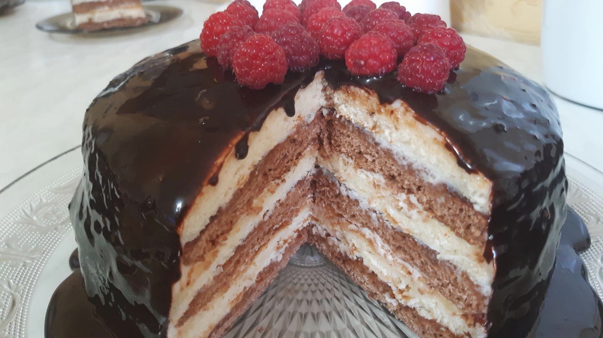 РЕЦЕПТ НЕМЕЦКОЙ БАБУШКИ из 70-х Торт МИШКА / БЕЗ ЯИЦ! / СТАКАН СМЕТАНЫ, ТОРТ ГОТОВ / смотреть онлайн