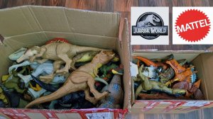2 коробки динозавров Mattel Jurassic World #динозавр #игрушки #маттел #коллекция