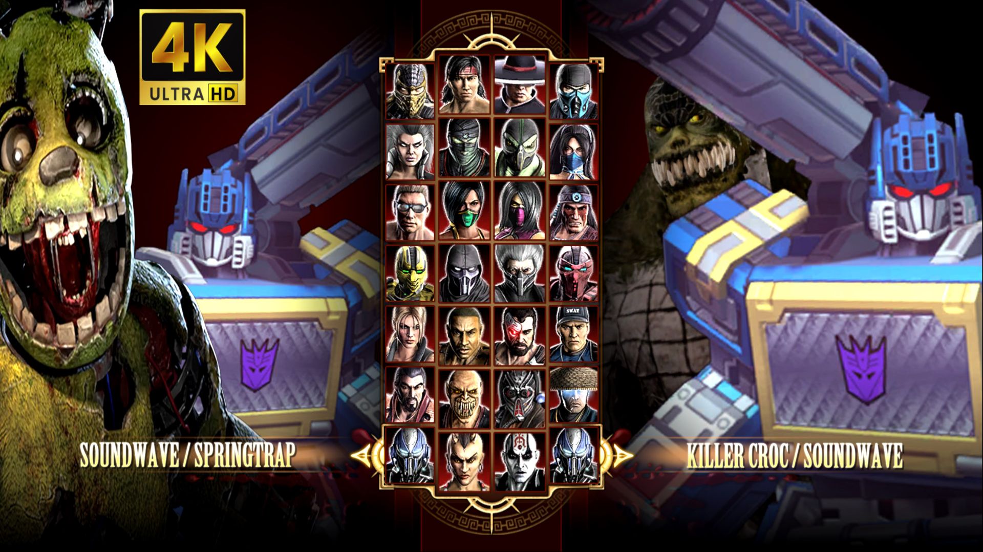 Игра за Springtrap & Soundwave в Mortal Kombat Komplete Edition на PC Expert в 4K смотреть онлайн