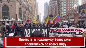 Протесты в поддержку Венесуэлы прокатились по всему миру