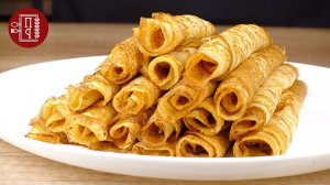 Простой Рецепт Тонких, Кружевных Блинов с "Юбочкой" / Без Соды и Разрыхлителя / Блины Три Стакана