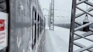 Железнодорожный коллапс был в Краснодарском крае из-за сильных снегопадов 31.12.2025