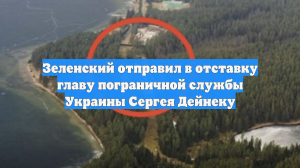 Зеленский отправил в отставку главу пограничной службы Украины Сергея Дейнеку