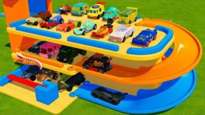 Машинки летают и прыгают! Развивающие мультики Машины помощники. Мультфильмы про машинки