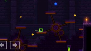 прошëл 1 уровень в игре Geometry Dash Life The Tever