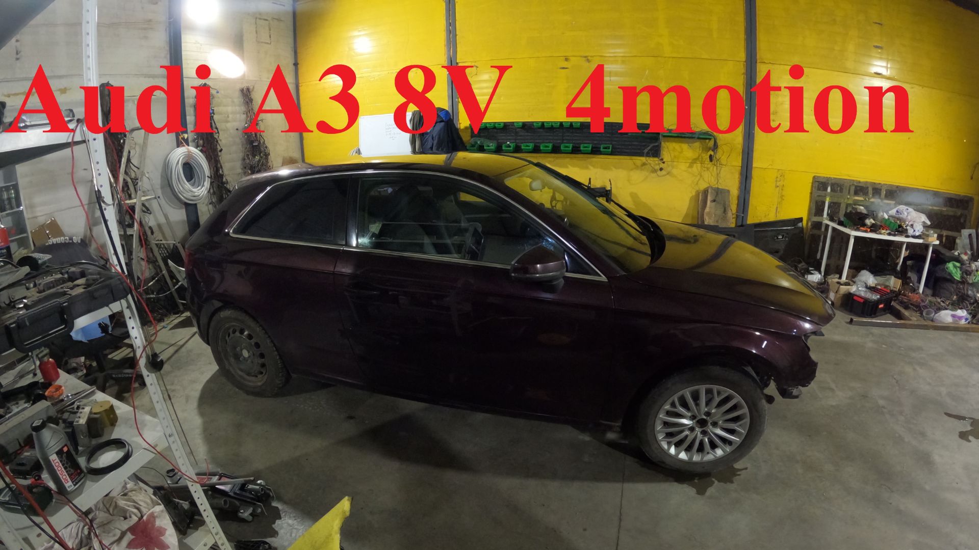 Audi A3 8V quattro 4motion 4wd  установка полного привода смотреть онлайн