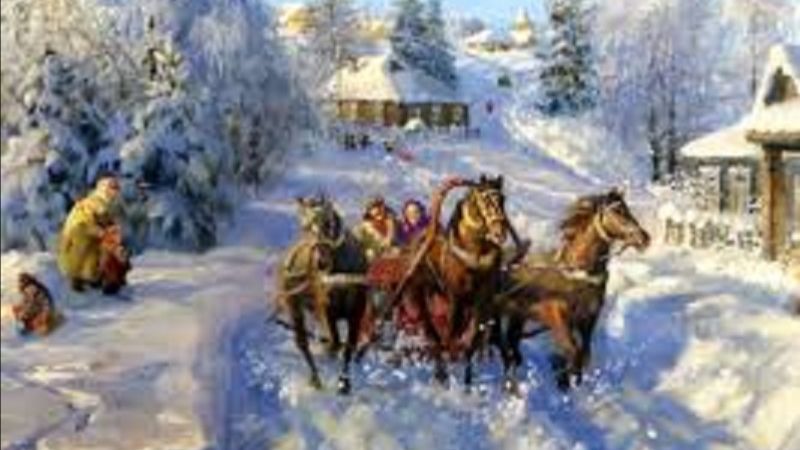 Русская тройка. Песня Евгения Гордеева. смотреть онлайн