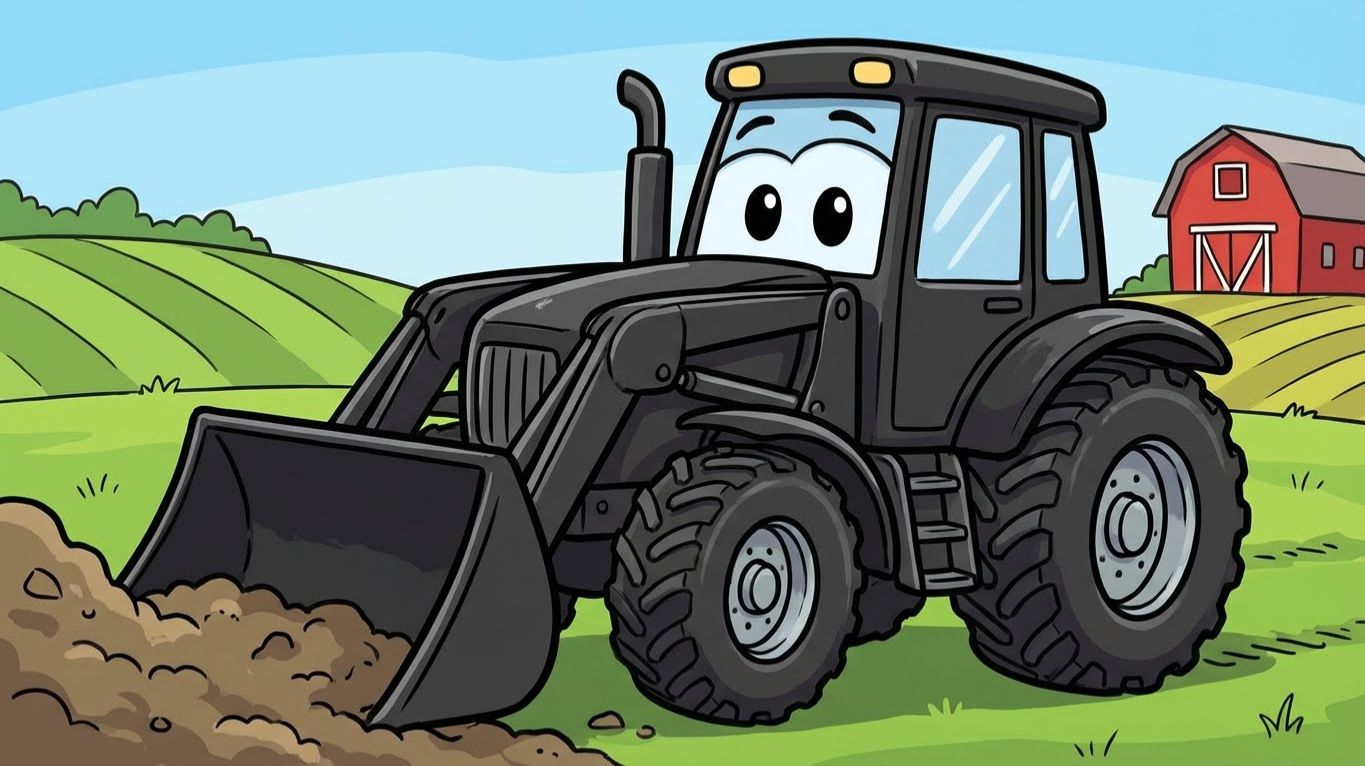 Я ТРАКТОР У МЕНЯ ВНУТРИ РЕАКТОР. Песнка про трактор . Песенки для детей про машинки и технику смотреть онлайн