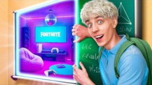 я построил секретную комнату в самой строгой школе а4