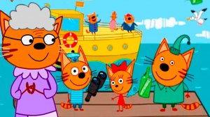 ТРИ КОТА - ПОИСК СОКРОВИЩ НА ДНЕ МОРЯ - ТРИ КОТА МУЛЬТИК