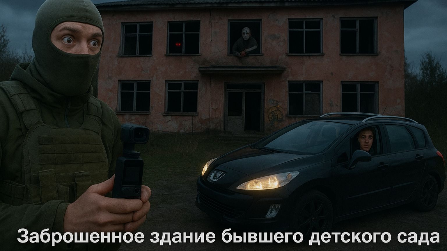 Заброшенное здание бывшего детского сада смотреть онлайн