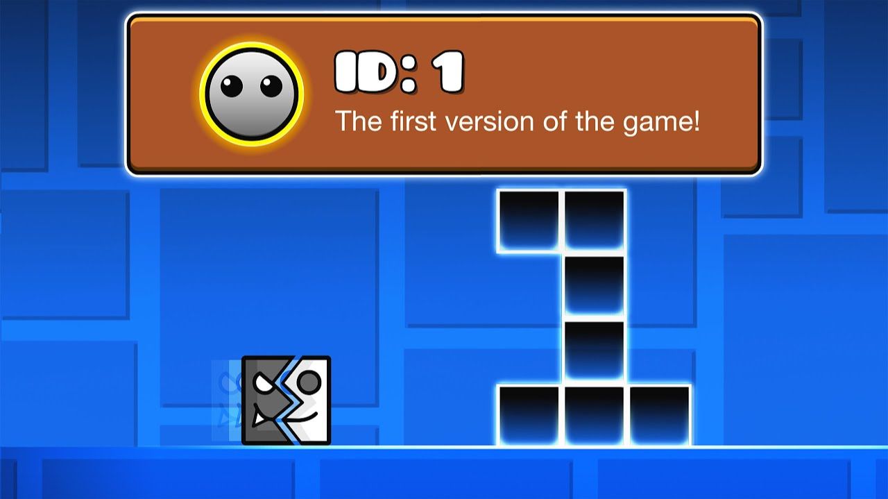Первые УРОВНИ в КАЖДОЙ ВЕРСИИ Geometry Dash смотреть онлайн