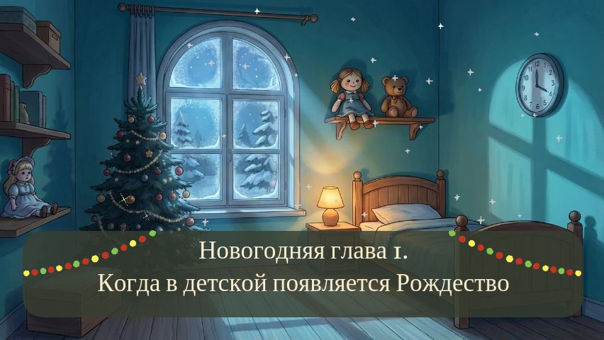 Новогодняя глава 1. Когда в детской появляется Рождество