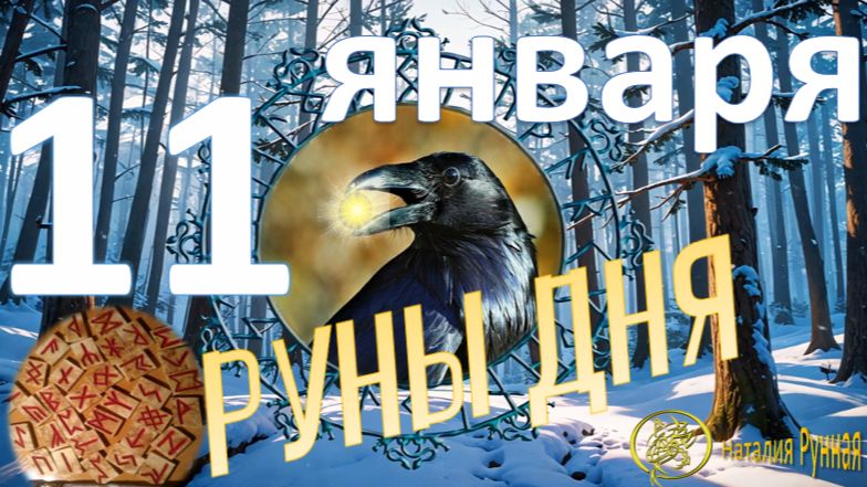 РУНА ДНЯ\прогноз на сегодня, 11 января 2026г от Наталии Рунной