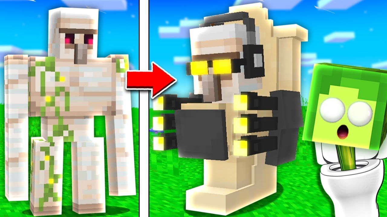 Создал G Мен СКИБИДИ ТУАЛЕТ 70 из МОБА - Skibidi Toilet 70 в Minecraft | КУПИК МАЙНКРАФТ смотреть онлайн