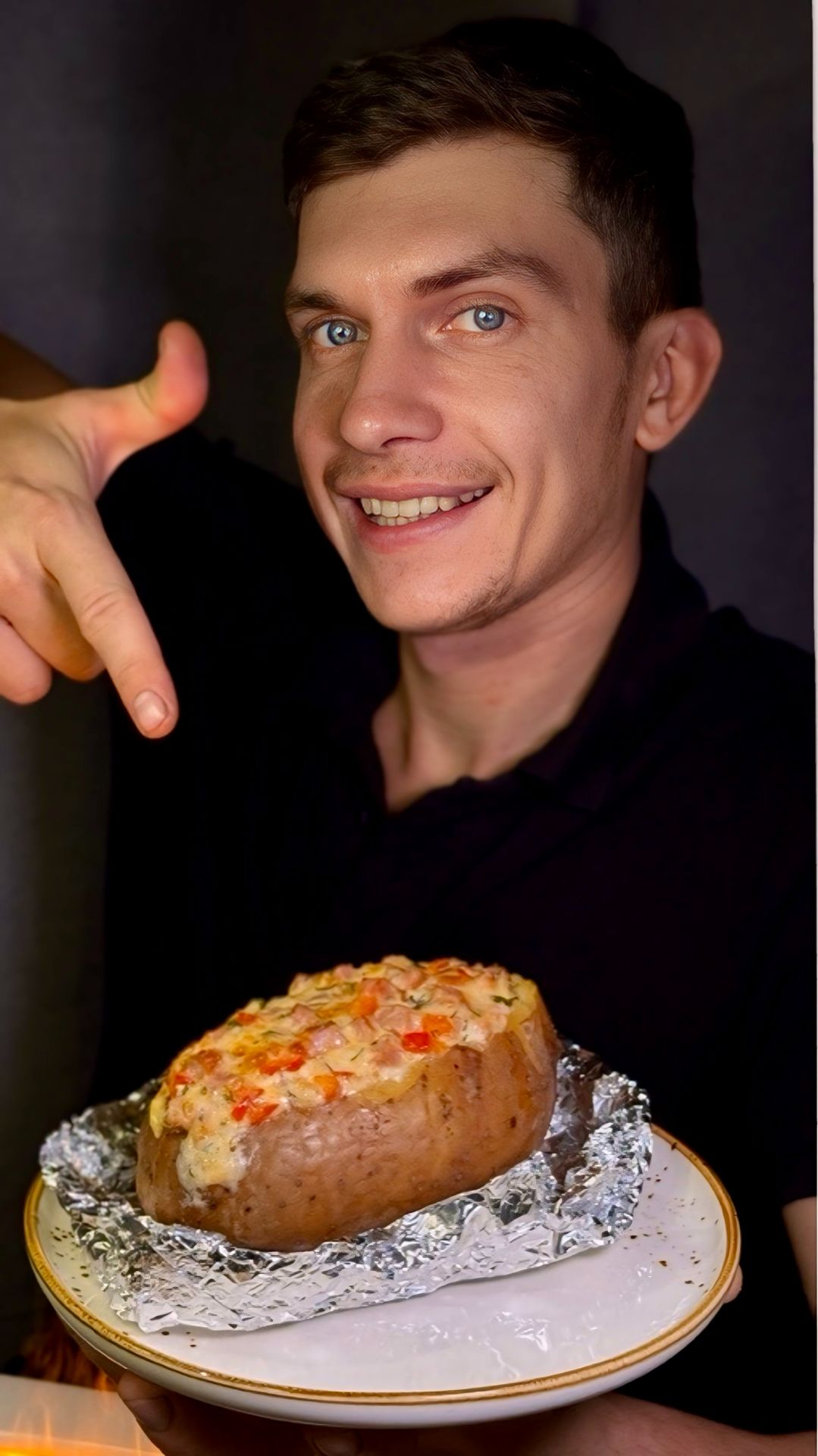 Фаршированный картофель в духовке смотреть онлайн