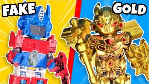 Лего Распаковка LEGO TRANSFORMERS стоимостью 1 против 1000 долларов... смотреть онлайн