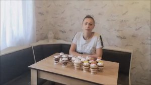 Делаем шапочки на кексы, трайфлы одной насадкой. Украшаем трайфлы