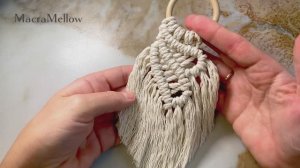 Крыло ангела макраме мастер-класс