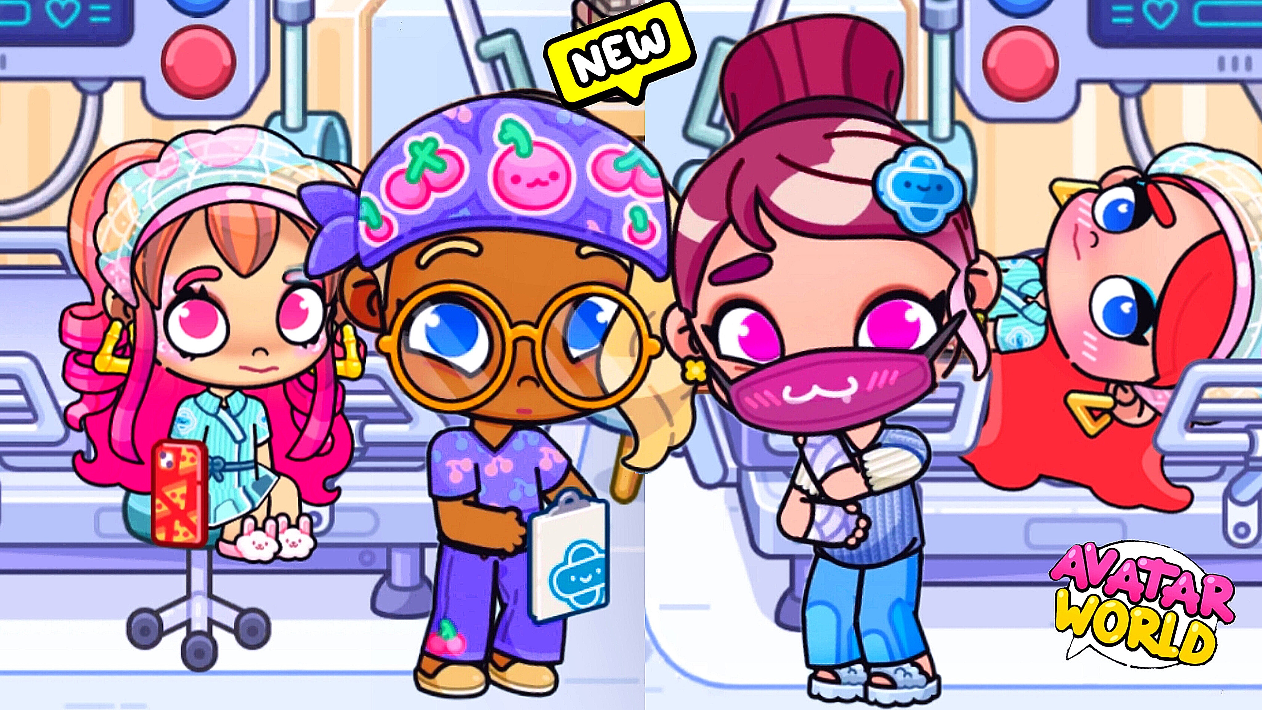 В новогодние🎄каникулы Кира и Аня попали в БОЛЬНИЦУ 😱/♥️AVATAR WORLD СЕМЕЙНЫЕ ИСТОРИИ♥️ смотреть онлайн