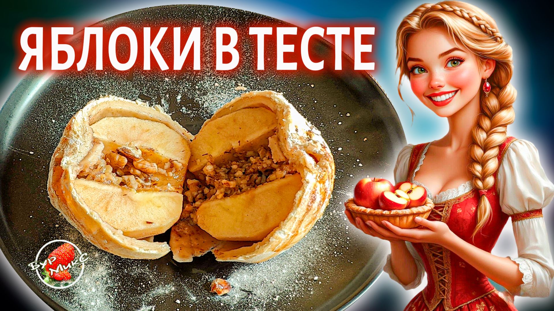 Яблоки в тесте смотреть онлайн