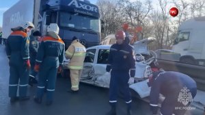 В массовой аварии под Ростовом погибли 4 человека