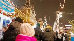 Жесть что творится в Москве в Новогодние праздники😱Не протолкнуться!Красная площадь, ГУМ,Никольская