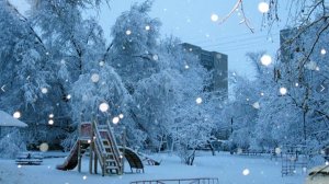 Наш заснеженный двор.