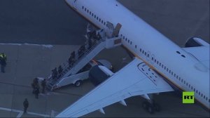 طائرة تقل مادورو تصل إلى نيويورك