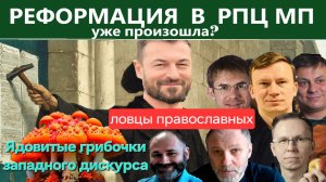 Реформация в РПЦ уже совершилась? Ядовитые грибочки западного дискурса. Ловцы православных.