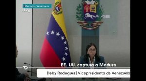 Вице-президент Венесуэлы, обещав. США выпол. их требования, заявила Мадуро единс. законный президент