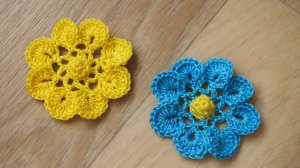 Как связать цветок крючком. Подробное вязание для начинающих. Вязание крючком цветы Урок 178 Flower