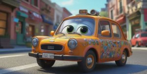 Машинки и облака: мчимся в небесах мультик