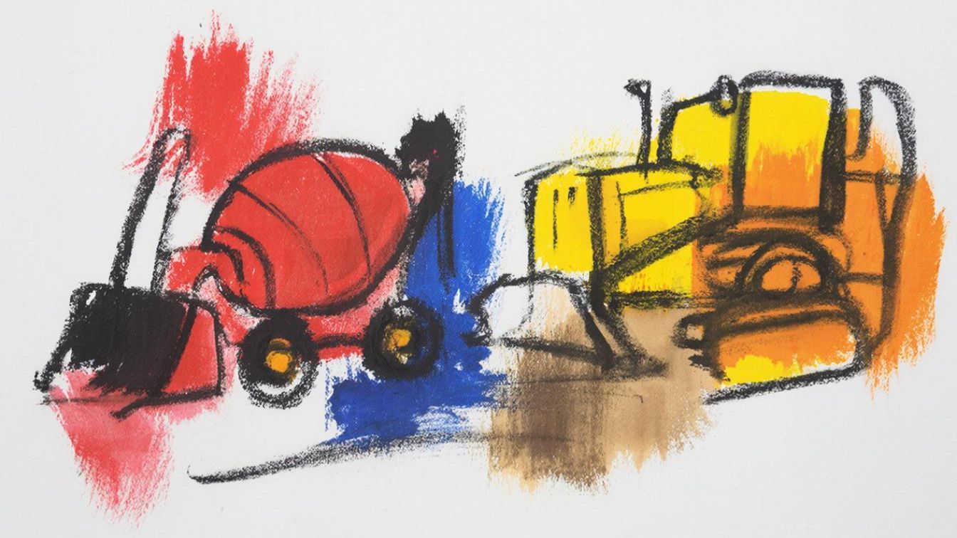 Бульдозер и Бетономешалка Мультики про Машинки смотреть онлайн