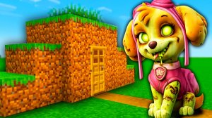 Я ВСТРЕТИЛ СКАЙ ЗОМБИ и ПОСТРОИЛ ЕЙ ДОМ В МАЙНКРАФТЕ