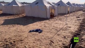 شاهد.. مصر تستعد لتدشين أكبر مخيم لإيواء النازحين جنوب غزة