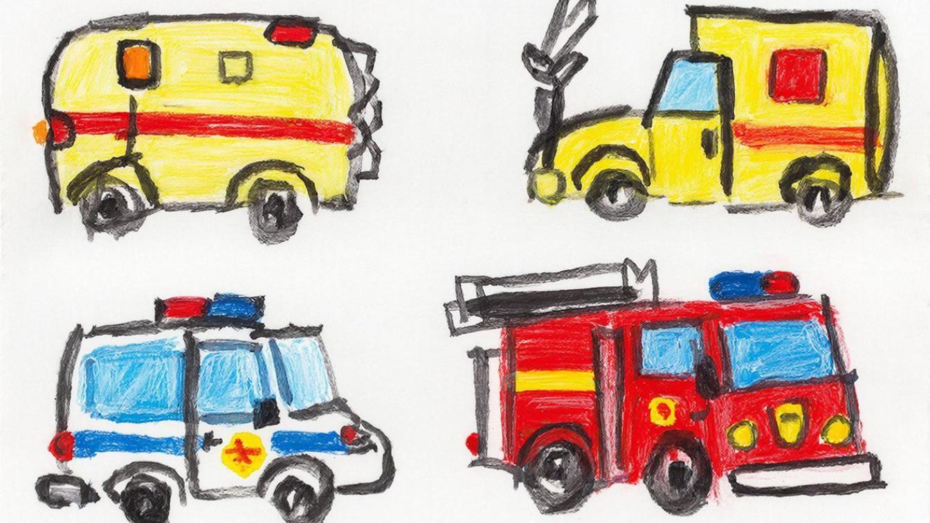 Полицейская пожарная и скорая помощь. Развивающий мультфильм. смотреть онлайн