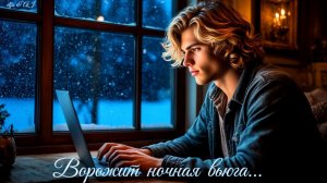 Ворожит ночная вьюга...✨❄👱🏻♂️💻❄💞❄💻👸🏼❄✨ /БЛЮЗ/