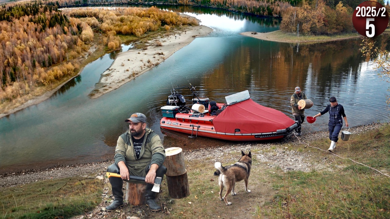 Изба на берегу горной реки Приполярного Урала. Щука на каждый заброс. Быт в тайге. Рыбные блюда 5с смотреть онлайн