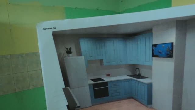 Сборка кухни подгонка столешницы под кривые стены смотреть онлайн