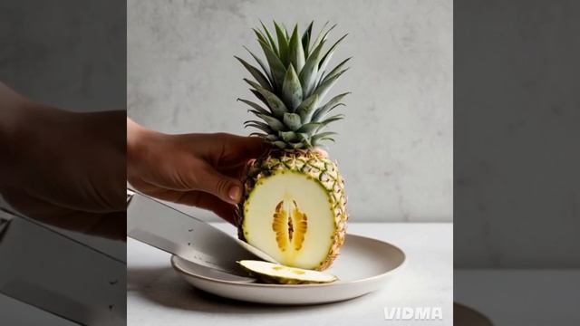 разрезание ананаса 🍍