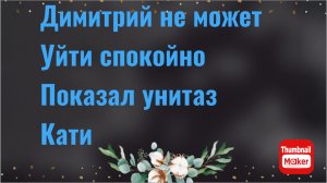 Всё в кучу. Димитрий показал Катин унитаз