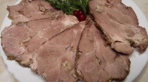 Буженина в духовке. Рецепт очень простой и очень вкусный